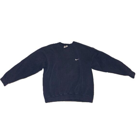 AS IS Vintage Nike & Jerzees Crewneck Sweatshirt Set of 3 Blue Navy Mens Size L - Picture 3 of 4